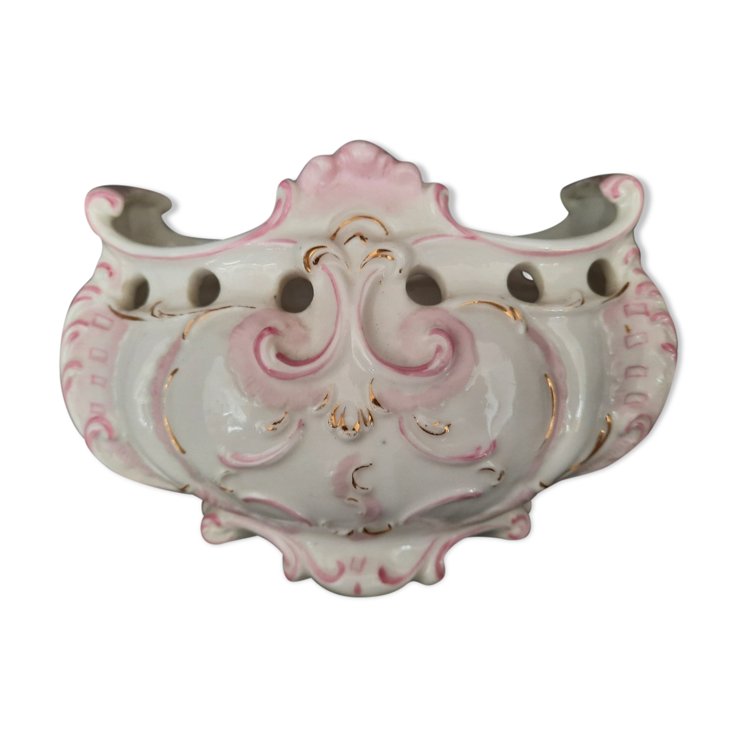 Jardinière centre de table barbotine