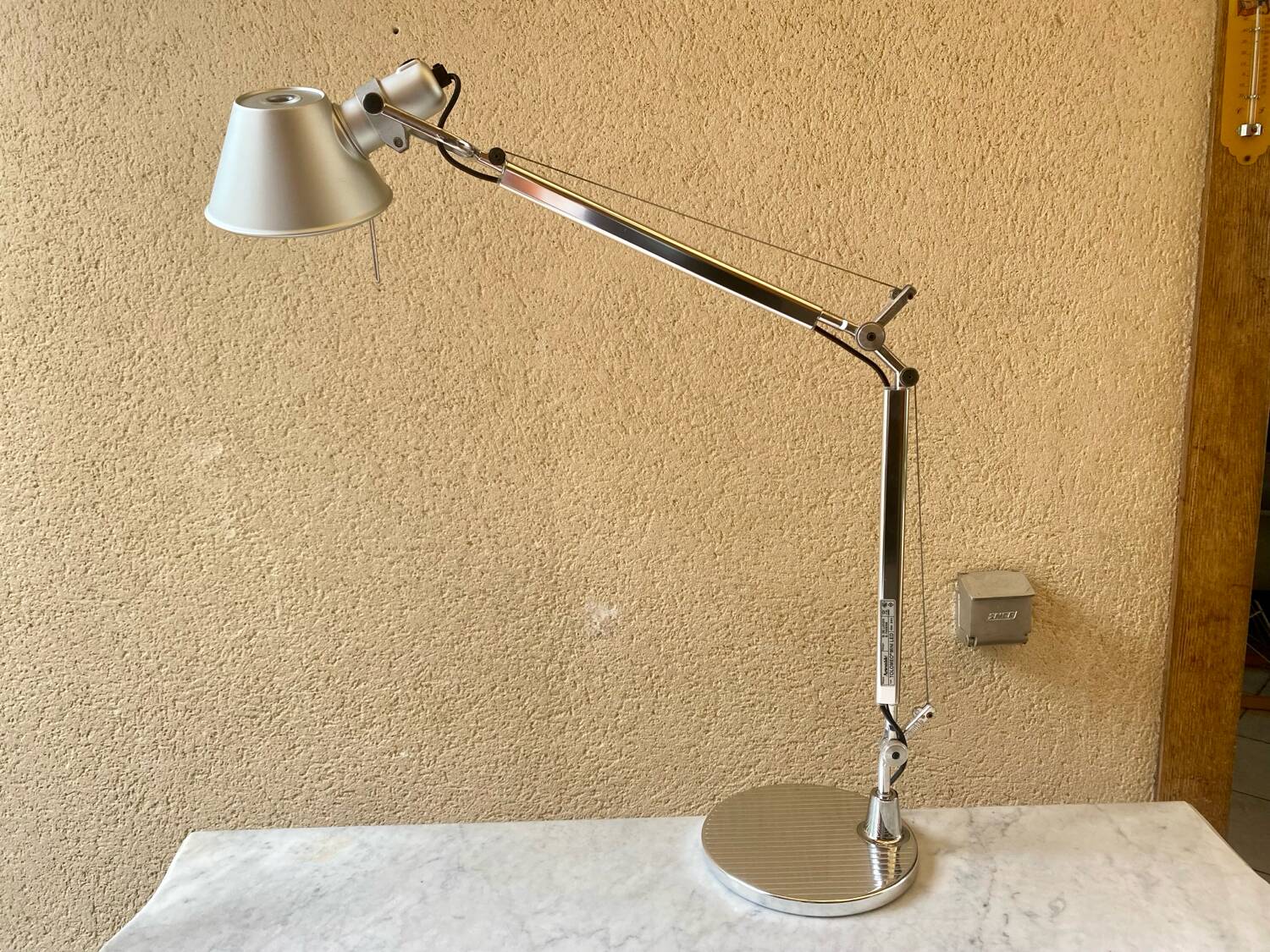 Tolomeo mini led desk lamp on designer base By Lucchi & Fassina excellent condition