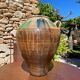 Ancient terracotta pottery jar from the 1920s.