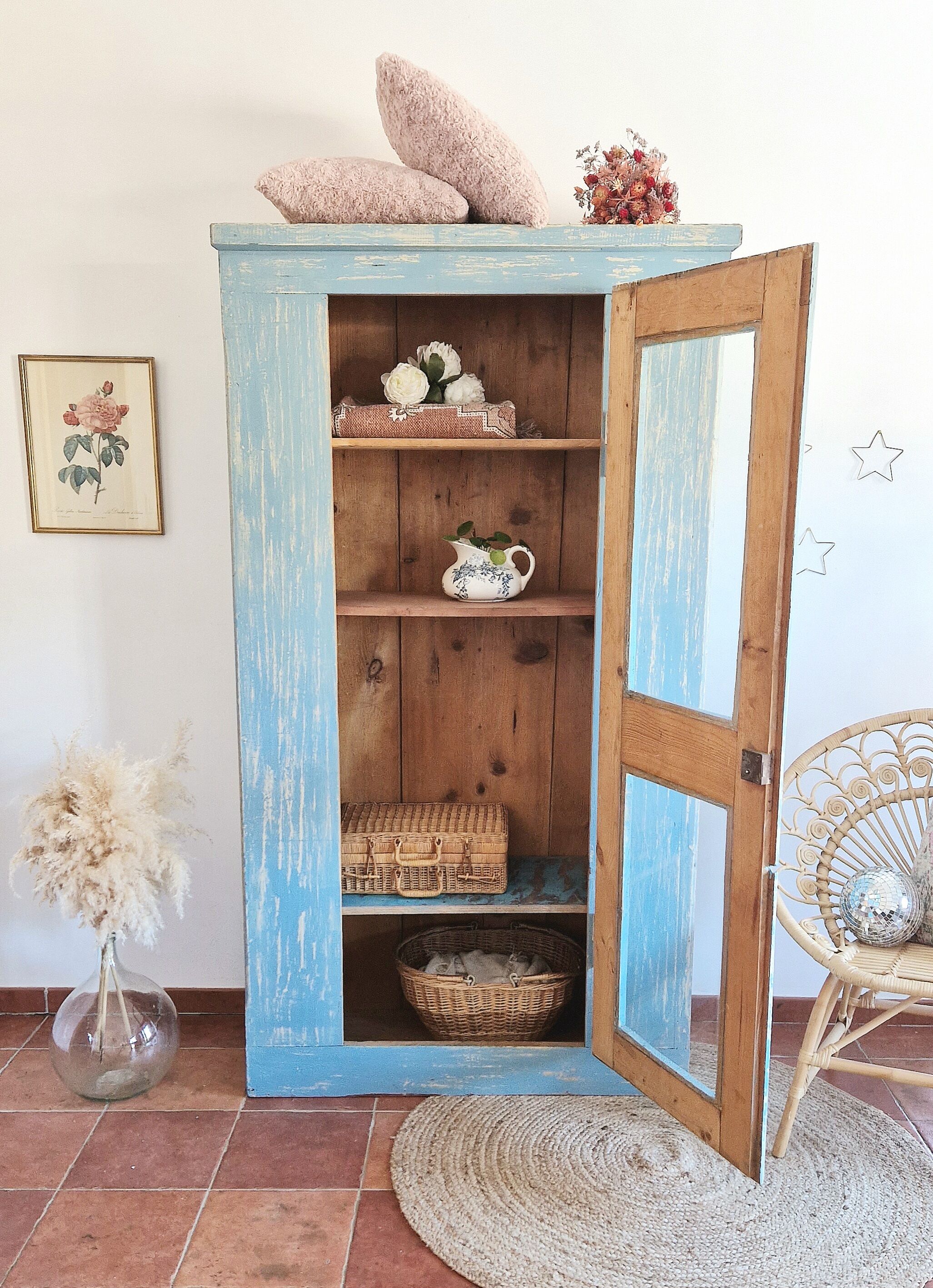 Old linen wardrobe
