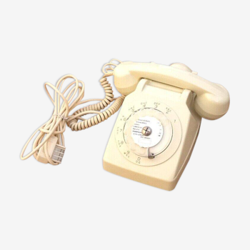 Années 1980 Téléphone à cadran H.P.F 74 Bonneville (Haute-Savoie) Socotel