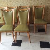 Set of 6 chairs 1960