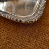 Small silver metal tray