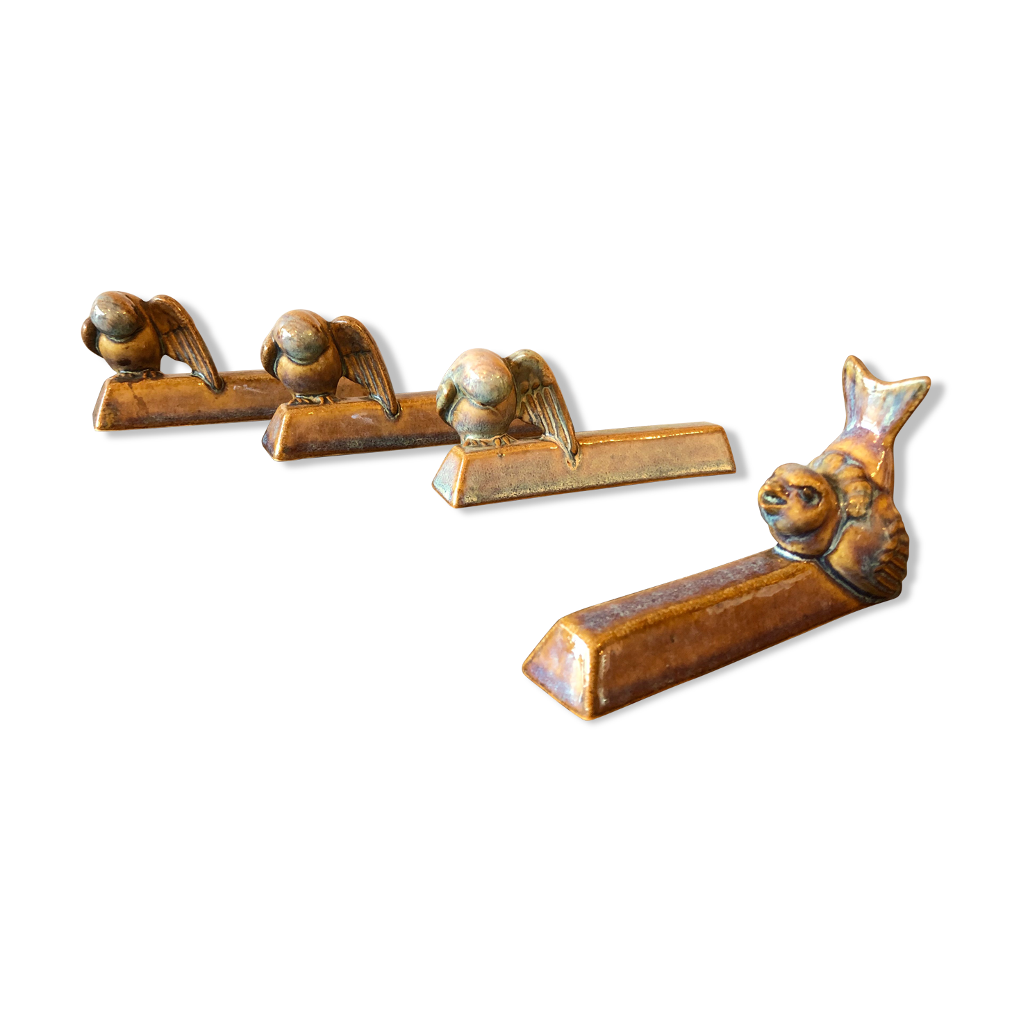 Set of 4 ceramic knife holders