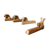 Set of 4 ceramic knife holders
