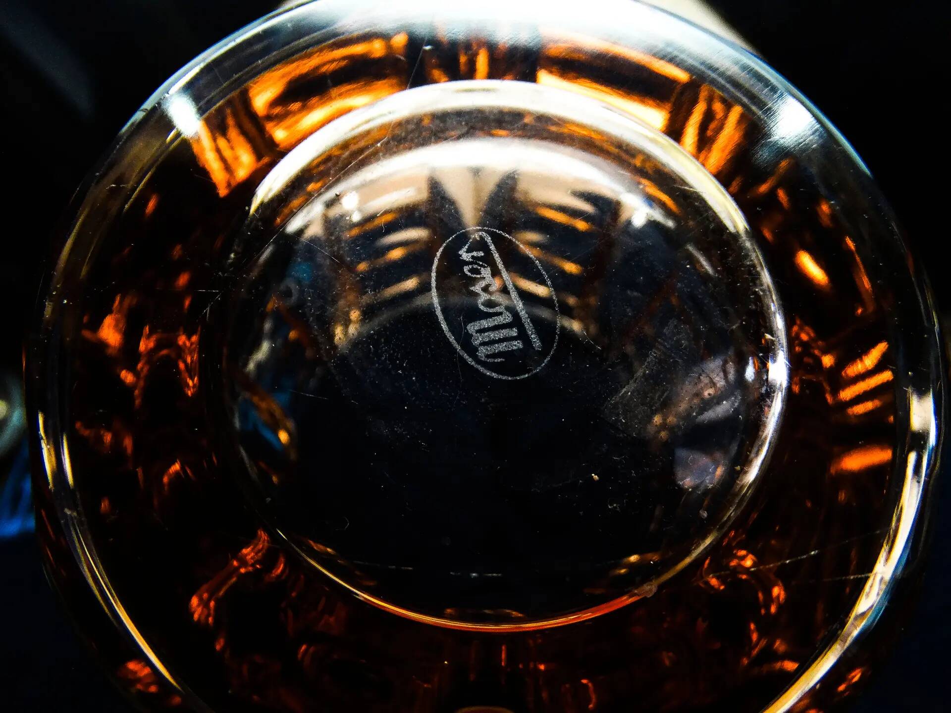 Art Deco vase, crystal, Bohemia, Czechoslovakia, 1930s