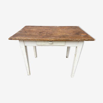 Table de ferme en sapin 1920