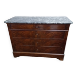 Commode Louis Philippe en acajou