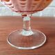 Vintage Murano style amber glass vase