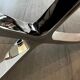 White Barcelona chair with ottoman – Knoll 2012 Edition -