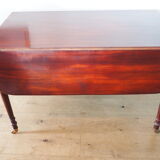 Mahogany side table with shutters