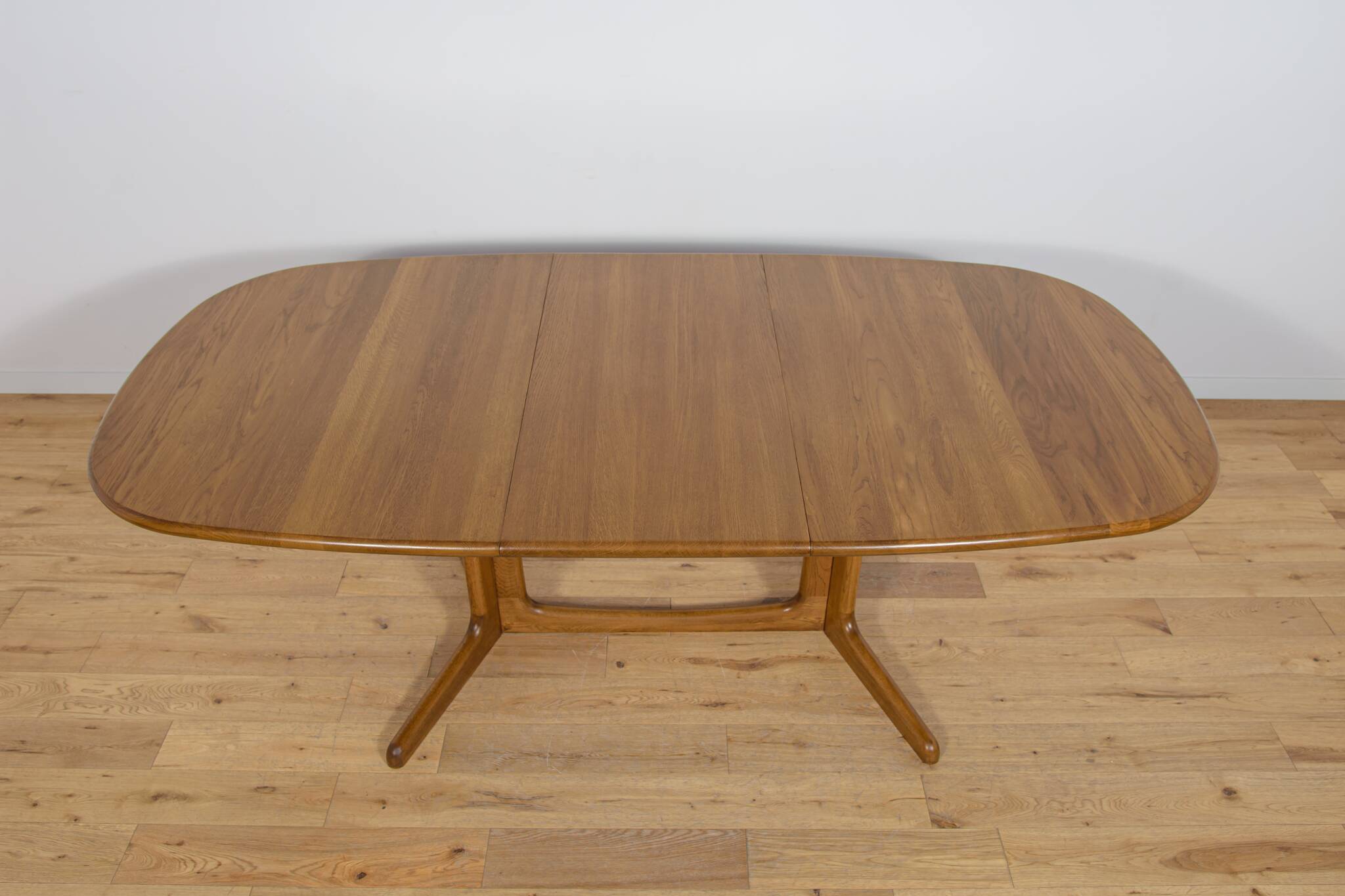 Mid-Century Oak Extendable Table by N. O. Møller for Gudme Furniture Factor