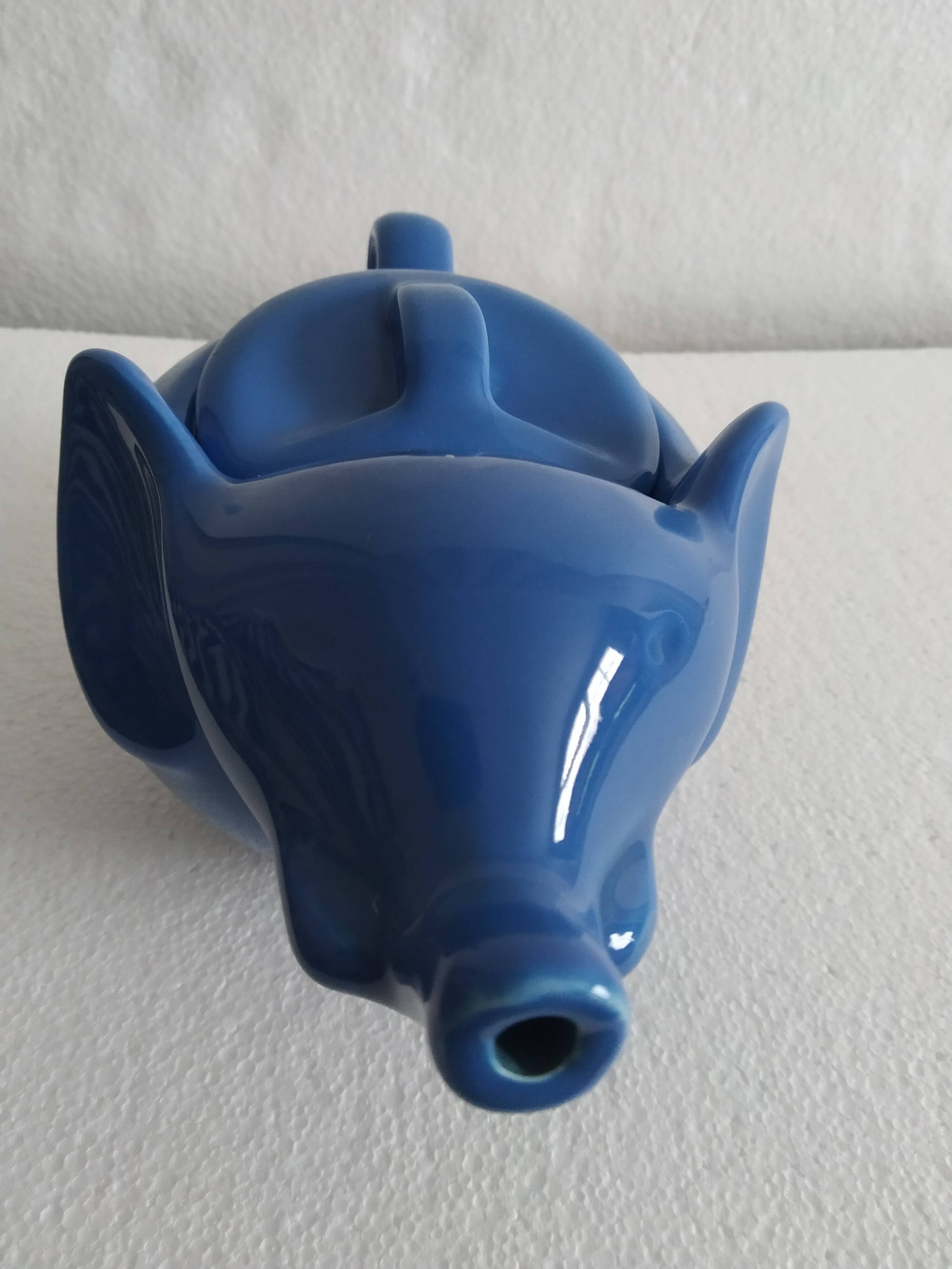Blue Elephant Teapot