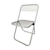 Metal folding chair by Talin Editions