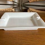 White porcelain ashtray empty pocket