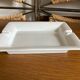 Vide poche cendrier en porcelaine blanc