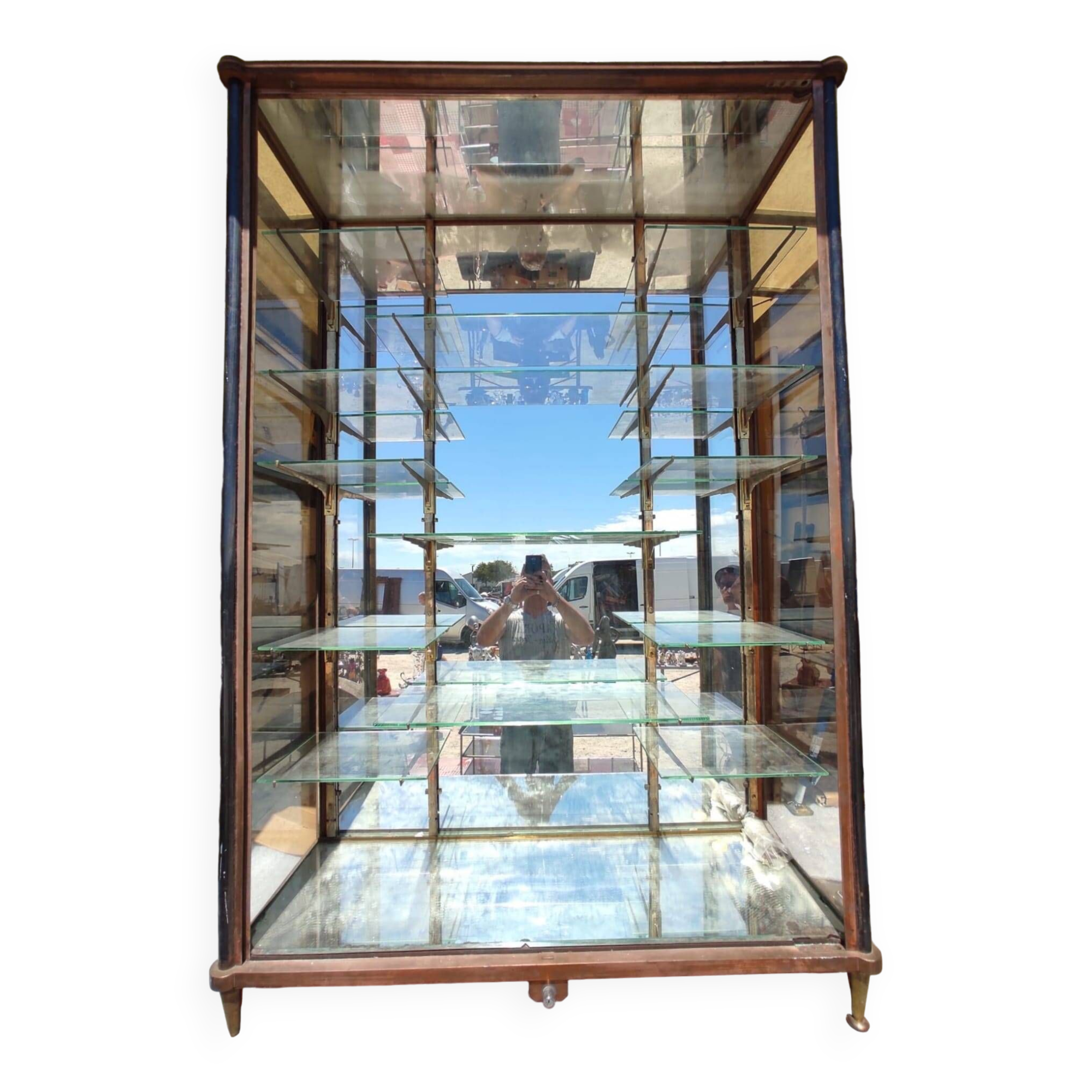Vintage library/display cabinet mid 19th century