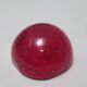 Ruby glass ashtray Bullicante Murano 1960s/70s