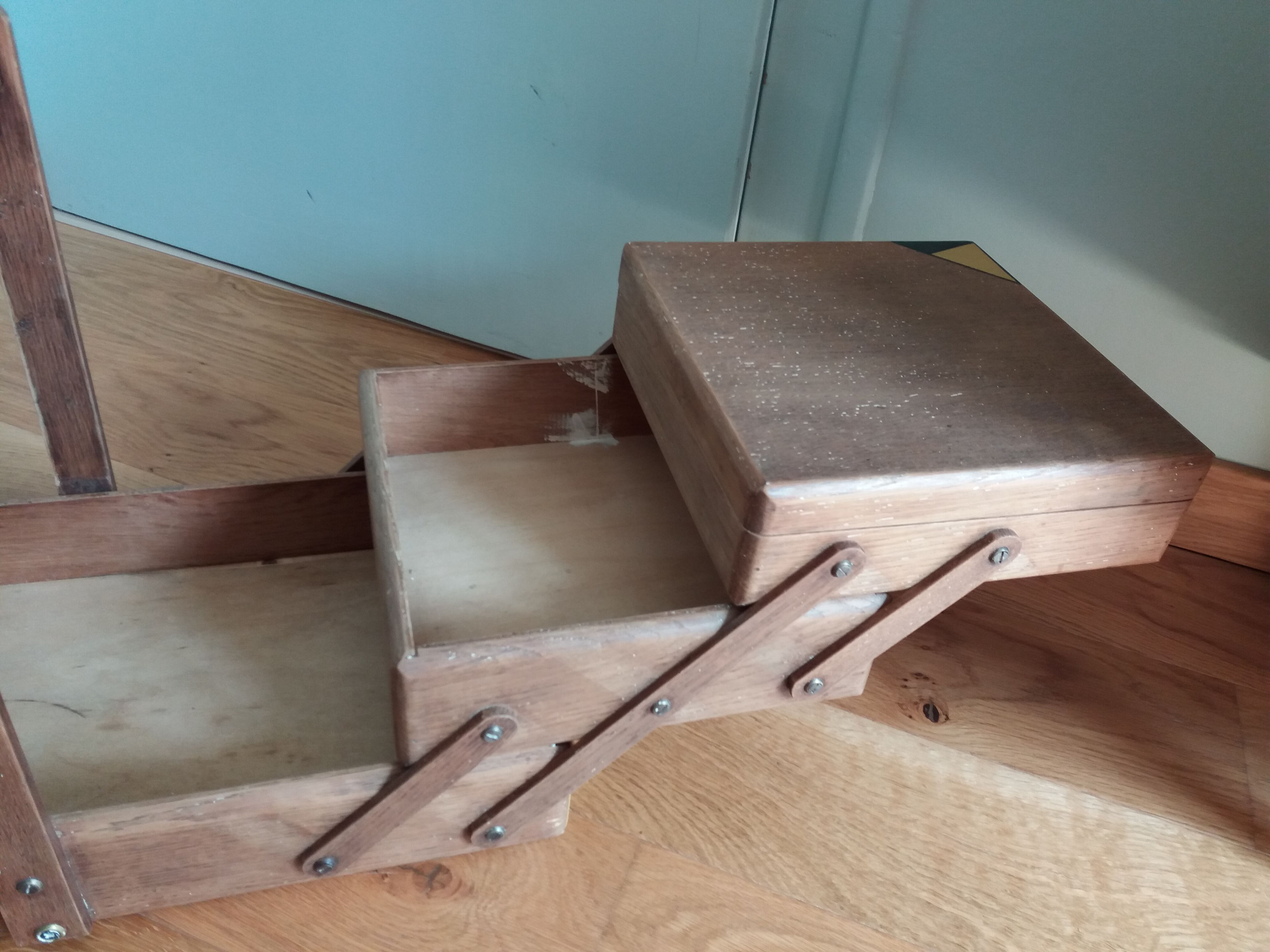 Sewing box worker seamstress revisited