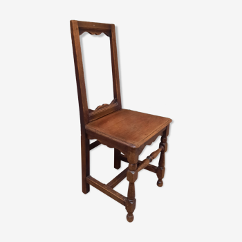 Wooden stepladder chair