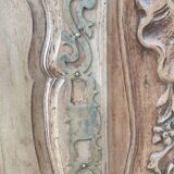 Provencal furniture in finely carved light walnut with wrought ironwork
