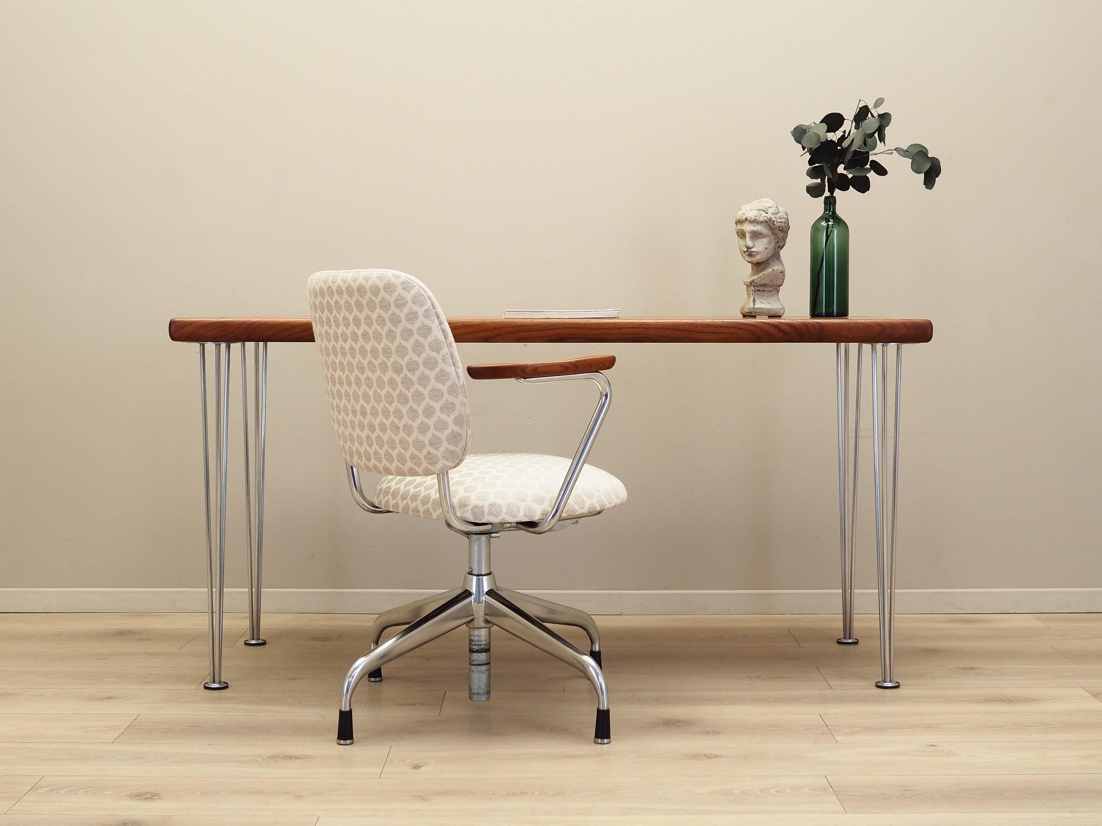 Teak desk, Danish design, 1970s, made in Denmark.
