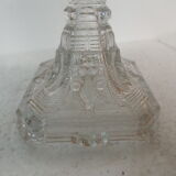 Glass candlestick candlestick