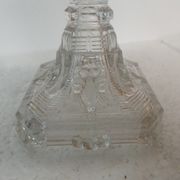 Glass candlestick candlestick