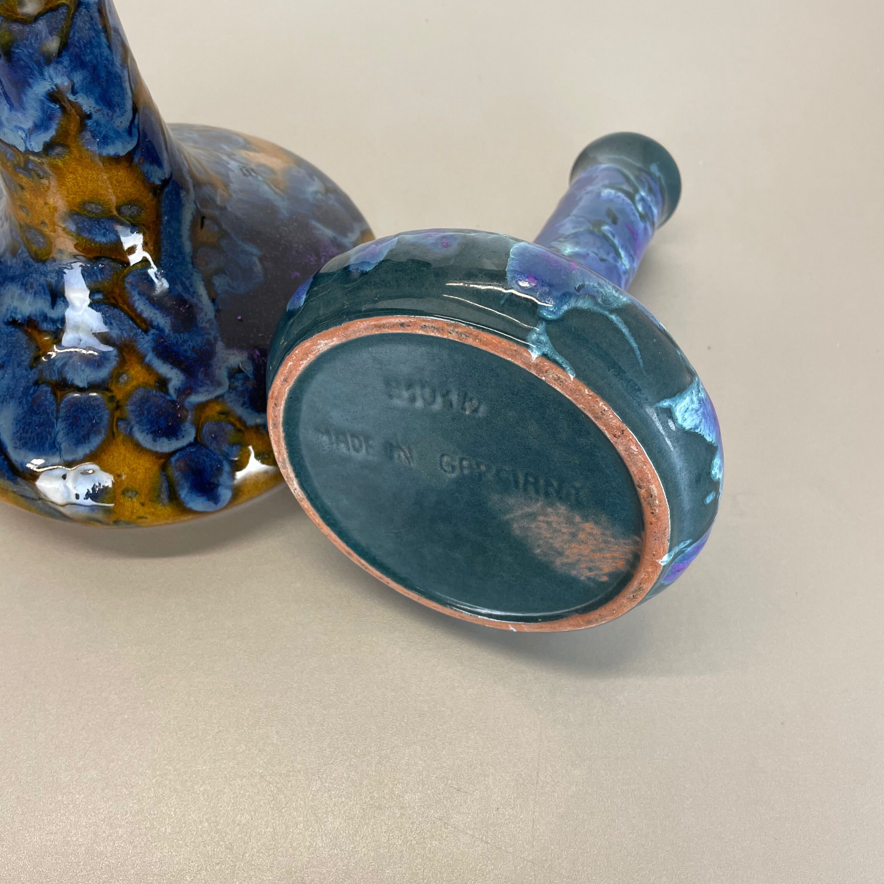 Set of 2 ceramic vases, Marei Ceramics, Germany, 1970s