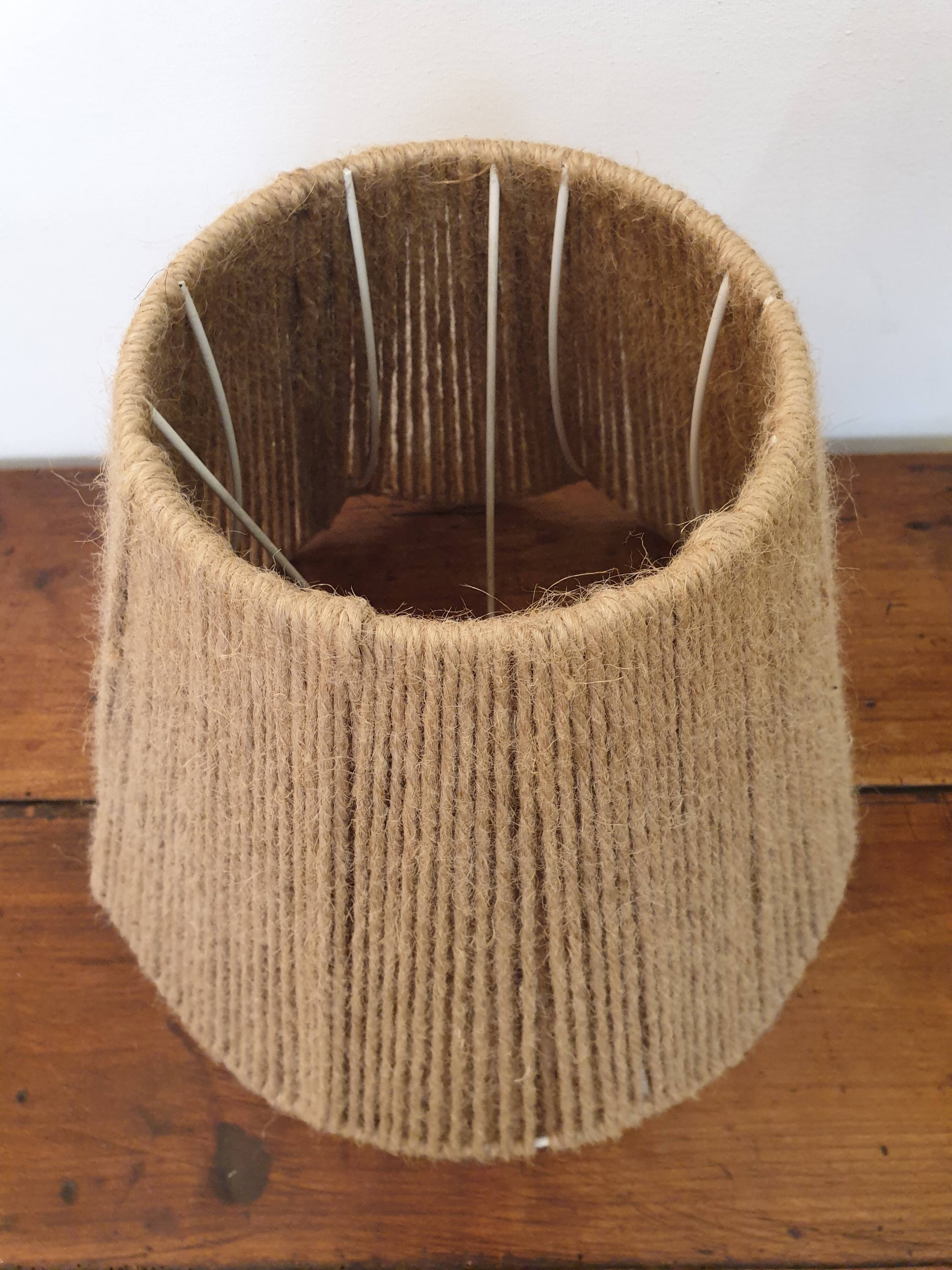 Natural rope lampshade diameter 35 cm