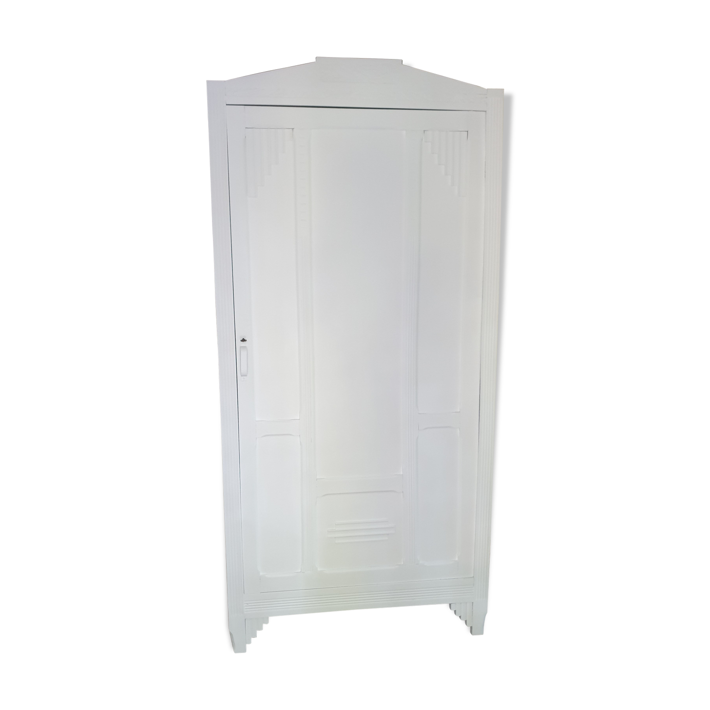 White Parisian wardrobe