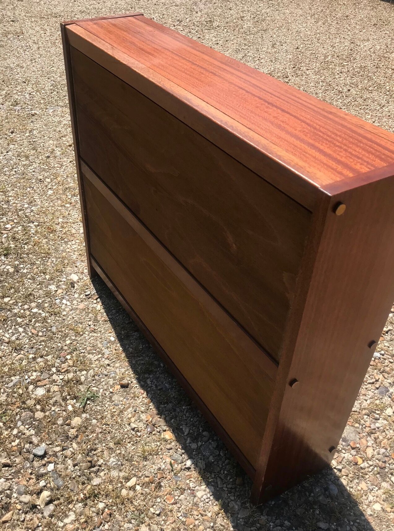 Mahogany storage cabinet
