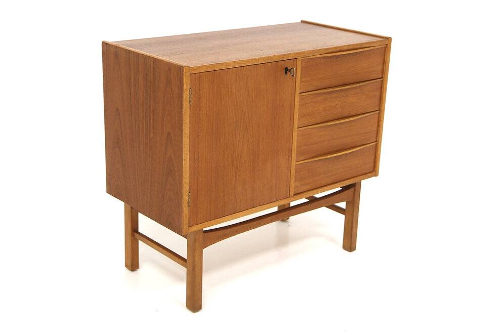 Commode scandinave en teck, Suède, 1960