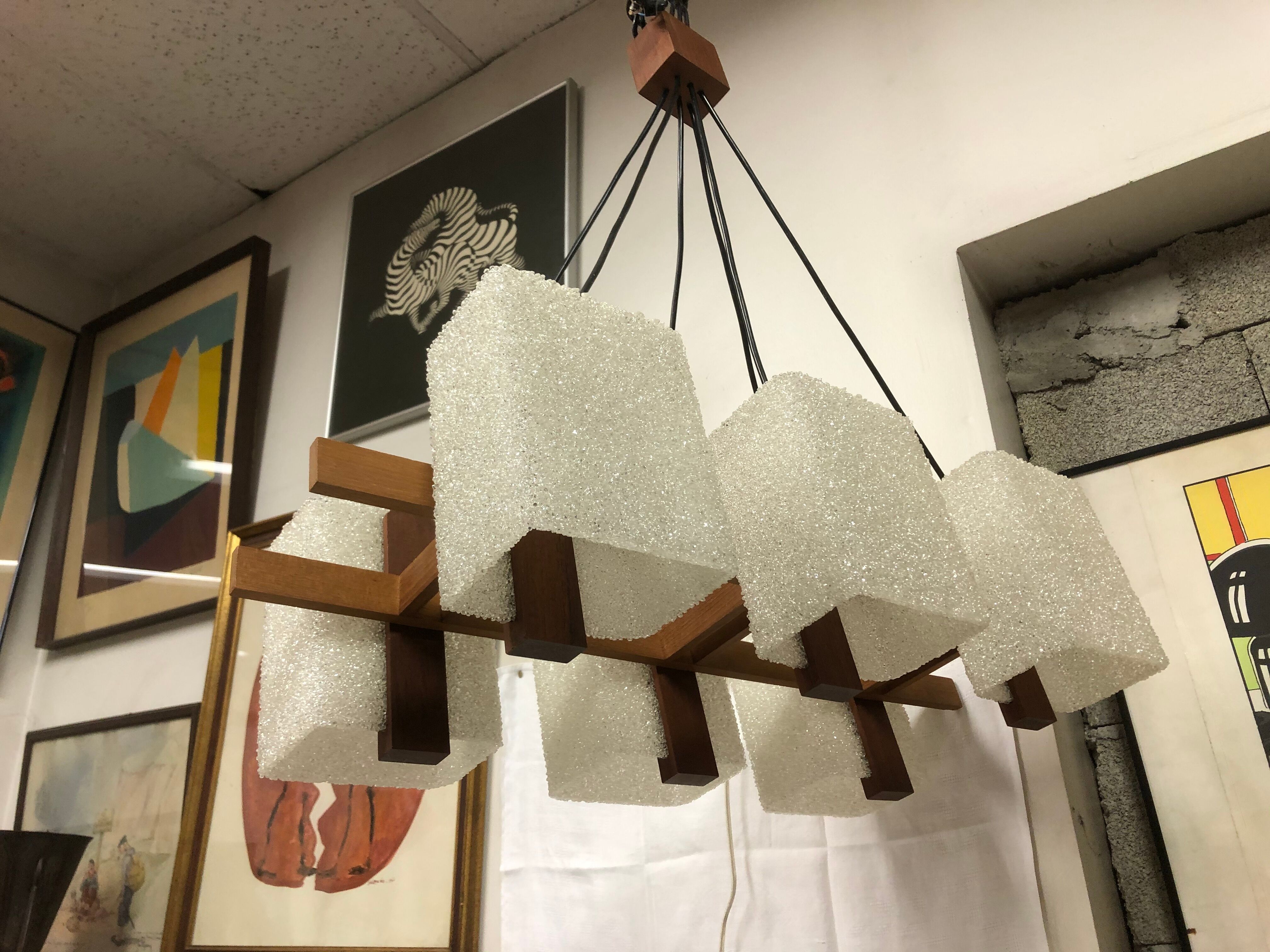 Scandinavian chandelier 60s