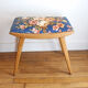 Ottoman vintage retapissé