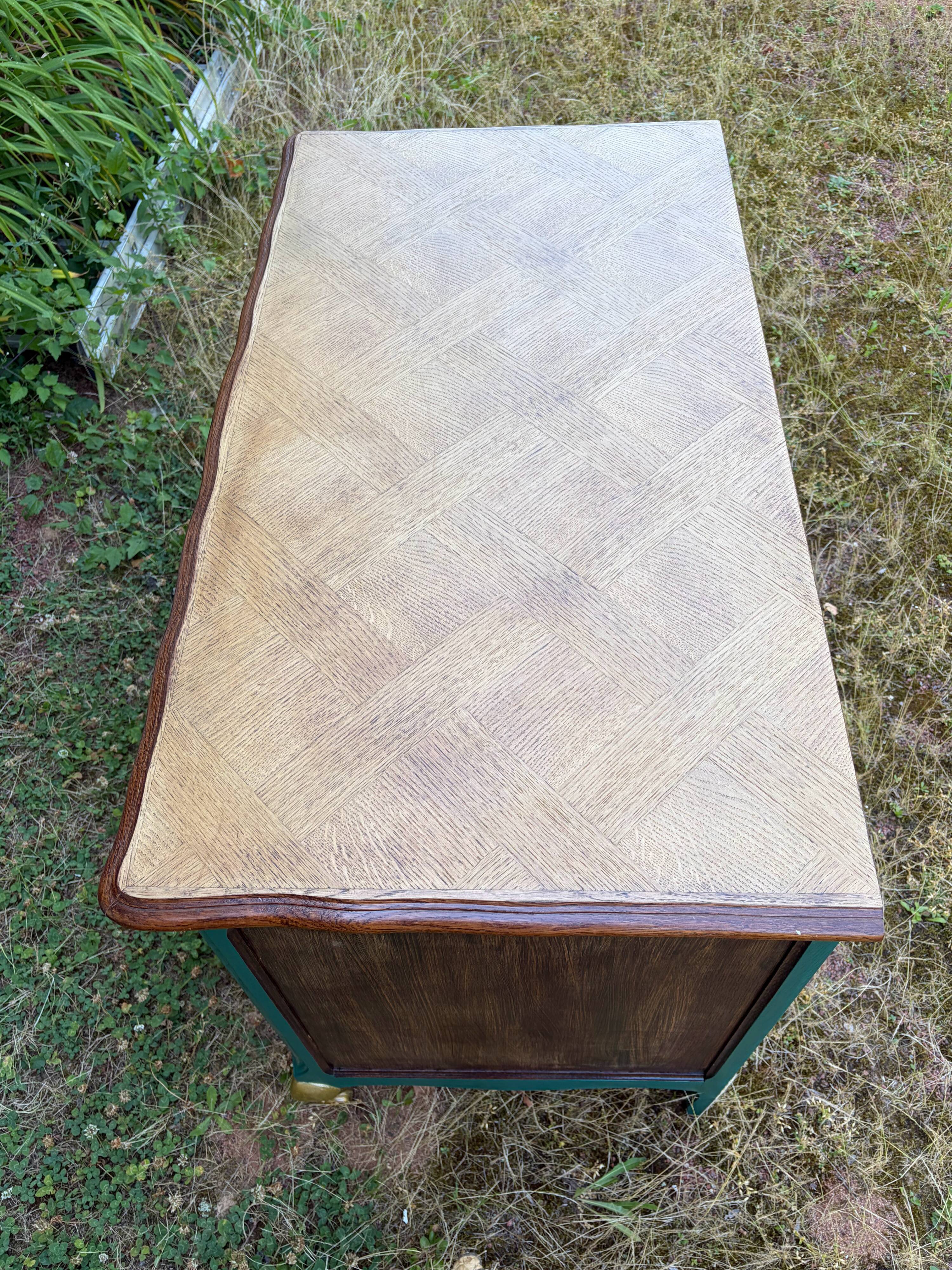 Vintage chest of drawers with 3 drawers, fully refurbished.
