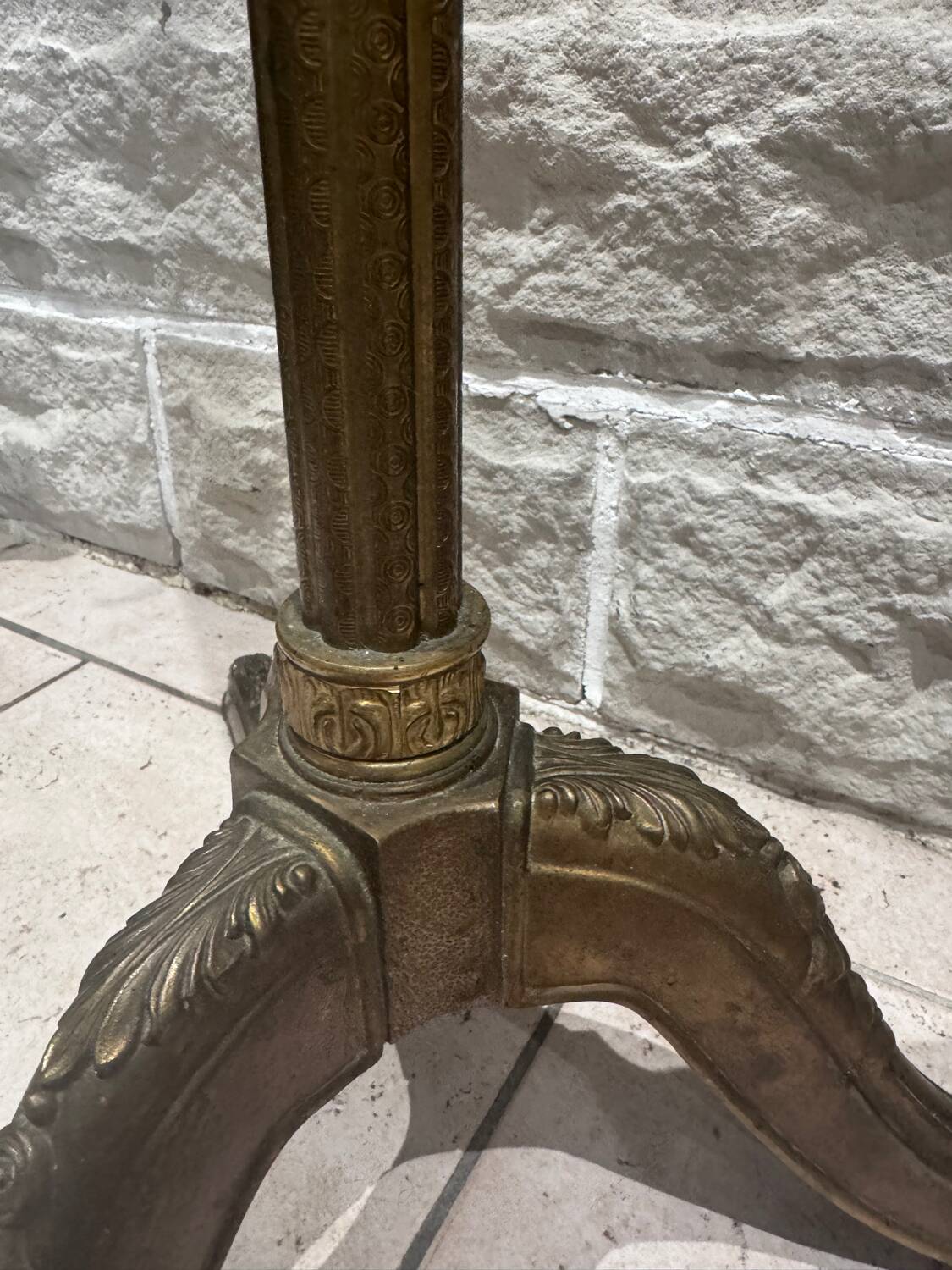 Portemanteau en laiton massif