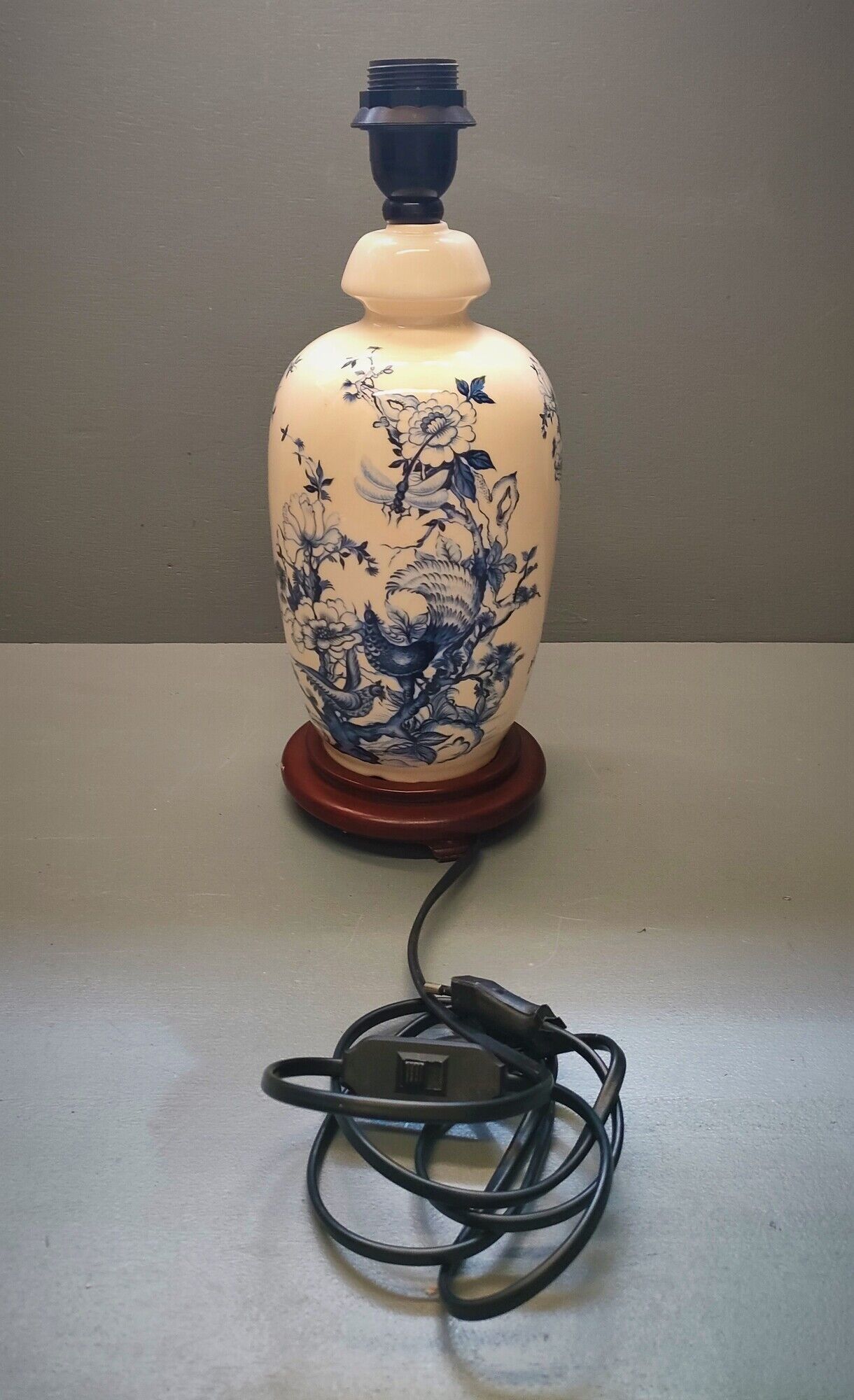 Tetras Lamp Foot - China - XXth - A lustro (ceramic)