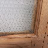 Partition in wood and glass 128 cm