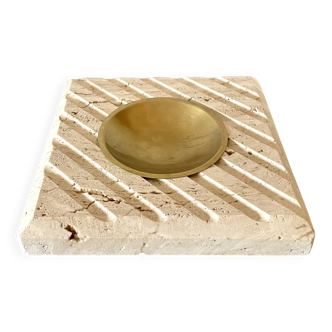 Empty pocket - travertine ashtray