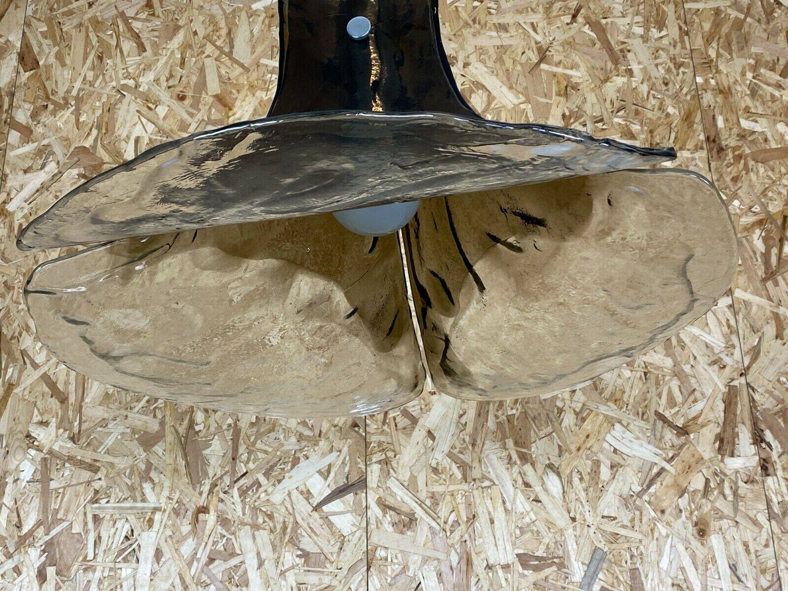 60s 70s lamp light hanging lamp Kalmar Franken KG Tulip glass 60s 70s