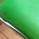 Série de 8 chaises Souvignet en chrome et skaï vert