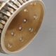 A stunning ceramic hanging lamp with exquisite details. Denmark 1970s