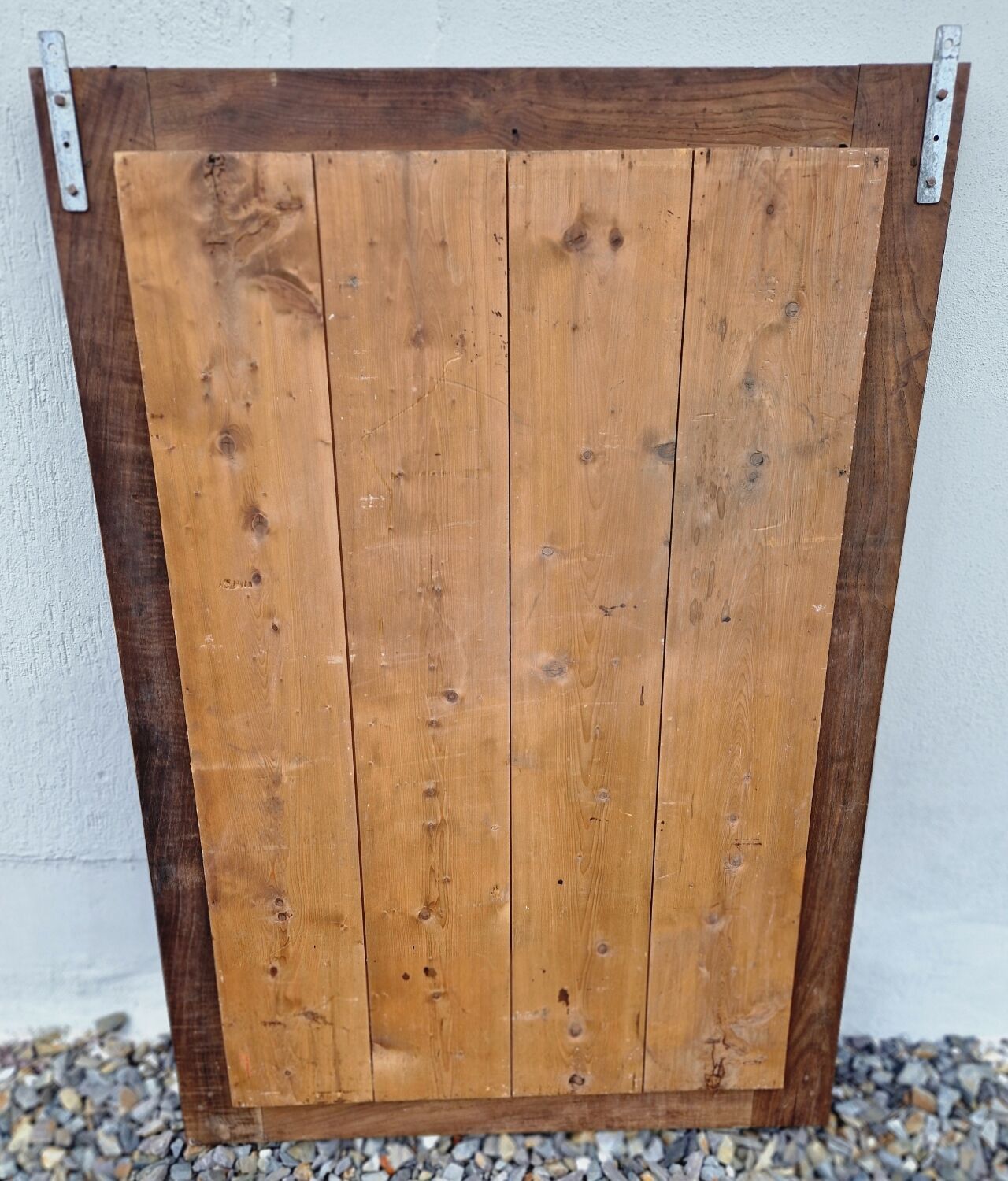 Breton trumeau wall mirror