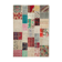 Handmade anatolian overdyed 204 cm x 296 cm multicolor patchwork carpet