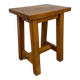 Vintage solid oak stool