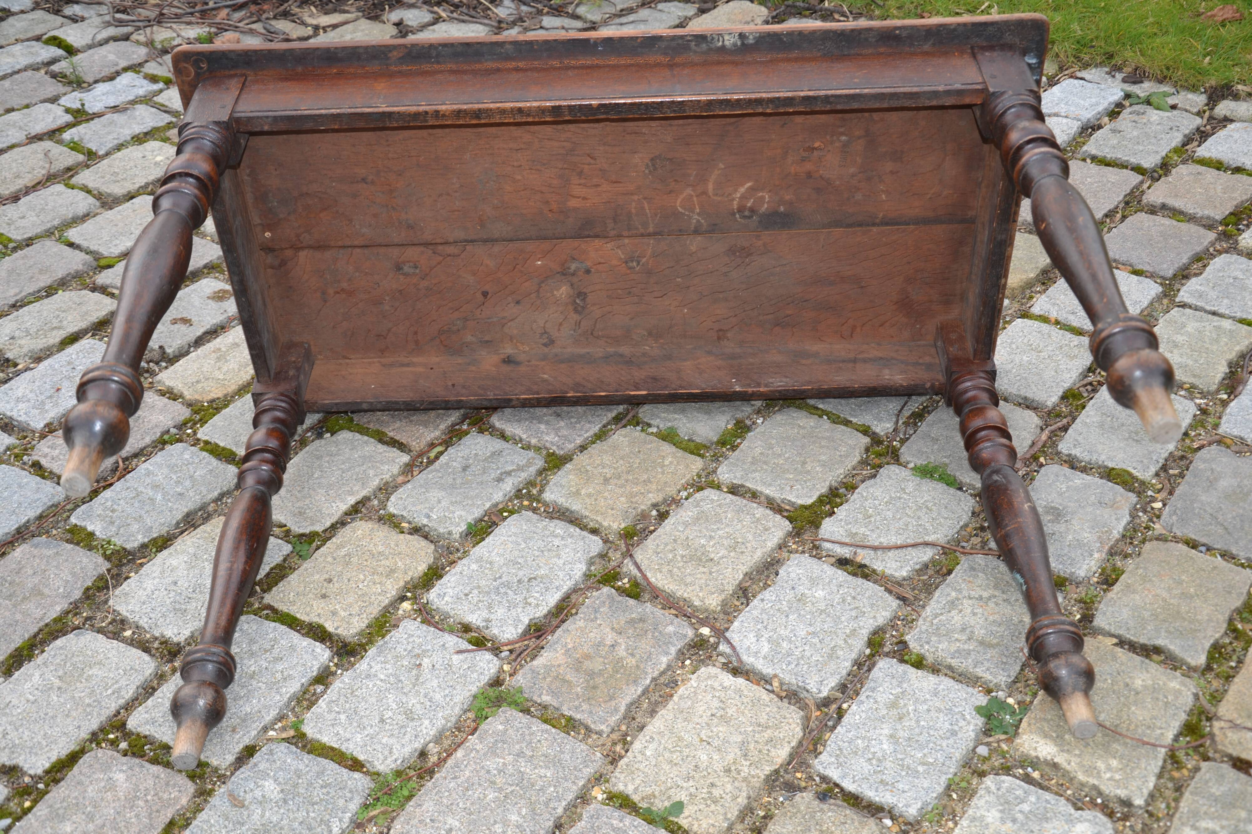 Antique farmhouse table 110/55 cm