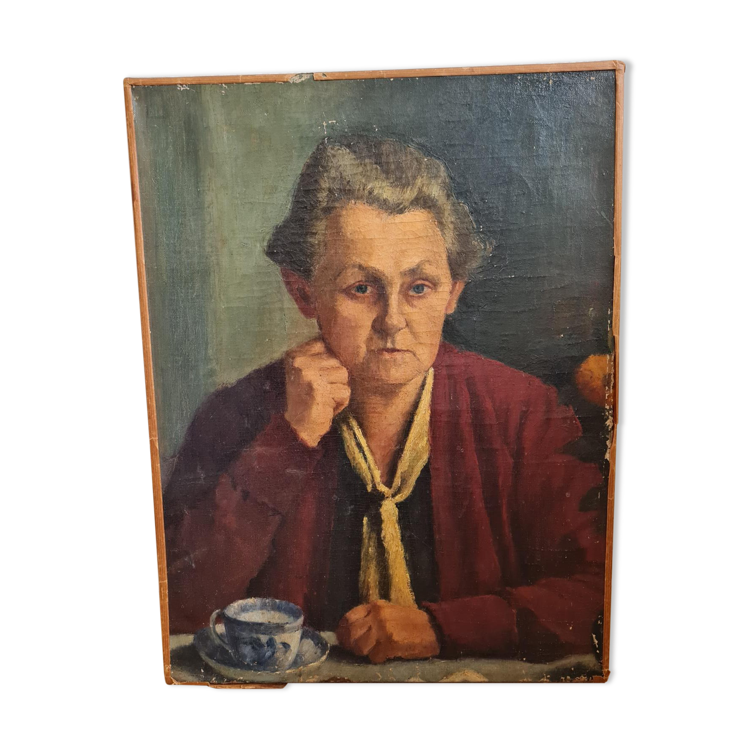 Vintage oil painting