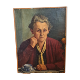Vintage oil painting