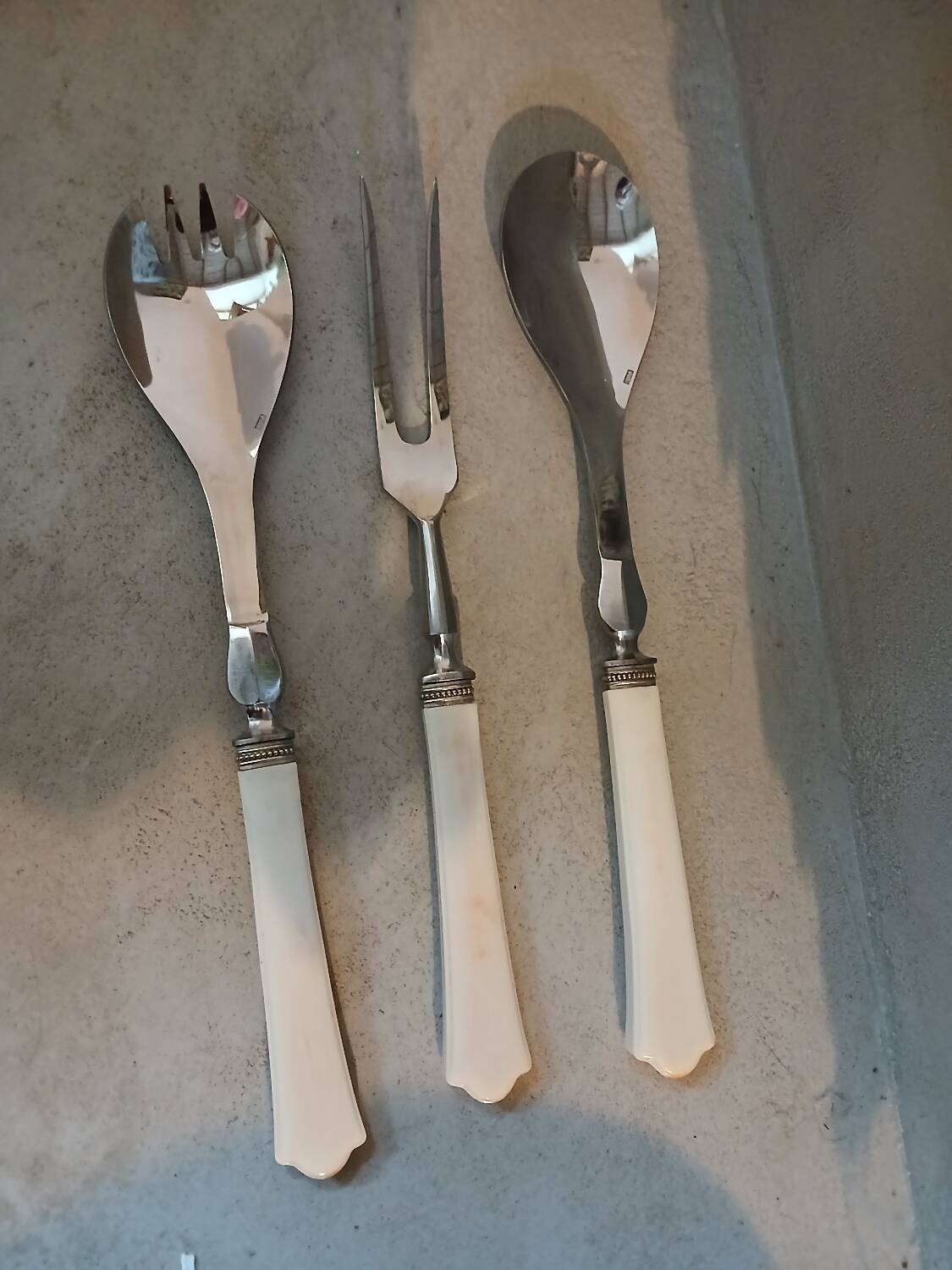 3 antique serving utensils